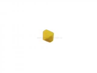 Silikonový korálek diamant tmavě žlutý 13 mm (Diamant tm. žlutý)