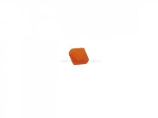 Silikonový korálek diamant zářivě oranžový 13 mm (Diamant zářivě oranžový)