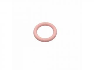 Silikonový korálek kruh růžový BJ 65 mm (Kruhové silikonové korálky růžové)