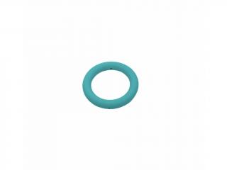 Silikonový korálek kruh tyrkys 65 mm (Kruhové silikonové korálky tyrkys, tyrkysové)