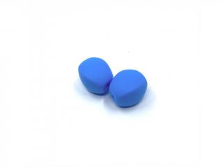 Silikonový korálek oliva nebesky modrá 20 mm (Oliva nebesky modrá)