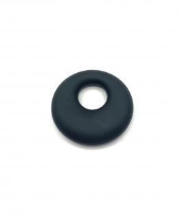 Silikonový přívěsek kruh černý 50 mm (Kruh černý)