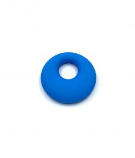 Silikonový přívěsek kruh nebesky modrý 50 mm (Kruh neb. modrý)