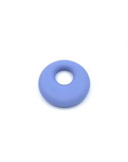 Silikonový přívěsek kruh šedavě modrý 50 mm (Kruh šedavě modrý)