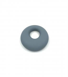 Silikonový přívěsek kruh šedý 50 mm (Kruh šedý)