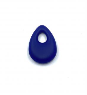 Silikonový přívěsek slza námořnicky modrá 68 mm (Slza námoř. modrá)