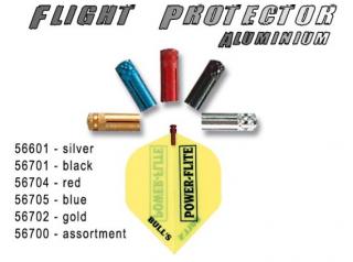 Bull´s Flight Protector Aluminium černý - chránič letek 56701