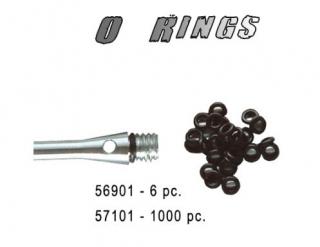 Bull´s gumičky O-Rings 6                         mm 1000 ks (velké balení 1000 ks)