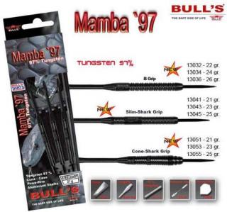 Bull´s Šipky Steel Mamba 97 Slim-Shark Grip 23gr. 13043