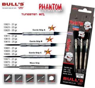 Bull´s Šipky Steel Phantom Corrie Grip B 23gr. 13613