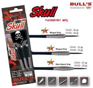 Bull´s Šipky Steel Skull Slim-Shark Grip 21gr. 13151
