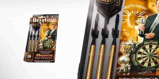 Harrows Šipky Steel Gold 26gR Eric Bristow 90%