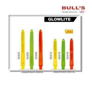 Násadky Glowlite nylon Bull´s krátké zelené 55416