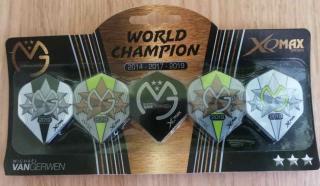 XQMax Darts Letky Sada letek Michael van Gerwen Wold Champion 2019 (World Champion 2019)