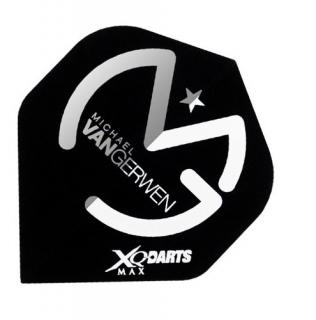 Xqmax darts letky xqmax 100  - michael van gerwen - mvg black white