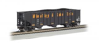 Bachmann HO 100-Ton 3-Bay Hopper - Wheeling &amp; Lake Erie #606