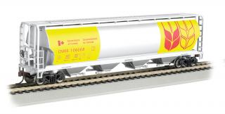 Bachmann HO 4 Bay Cylindrical Grain Hopper - Government of Canada