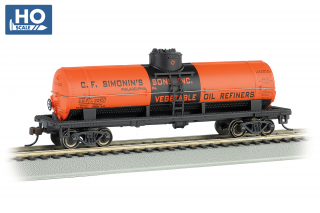 Bachmann HO 40' Single-Dome Tank Car - C.F. Simonin's Sons, Inc. #20157