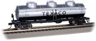 Bachmann HO 40' Three-Dome Tank Car - Texaco #7518