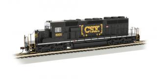 Bachmann HO EMD SD40-2 - CSX® #8905 - BLACK (HTM®) - DCC