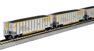 KATO N Bethgon Coalporters Gondola 8-Car Set - CSX