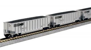 KATO N Bethgon Coalporters Gondola 8-Car Set - Norfolk Southern