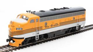 Walthers Mainline HO EMD F7A+B - Denver &amp; Rio Grande #5681/5682 - DCC+Sound