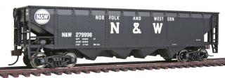 Walthers Trainline HO Offset Hopper - Norfolk&amp;Western