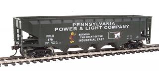 Walthers Trainline HO Offset Hopper - Pennsylvania Power &amp; Light