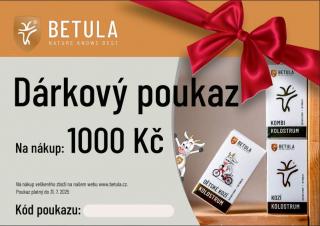 Dárkový poukaz v hodnotě Kč 1000,-