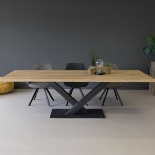 Jídelní stůl Marseille Velikost stolu: 180x90cm, Dřevo: Dub čistý, Odstín dřeva: Olej natural