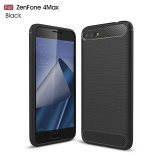 ASUS ZENFONE 4 MAX (ZC520KL) - pouzdro obal kryt PREMIUM CARBON gelové - černé