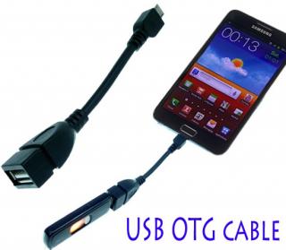 Kabel OTG USB Host pro Samsung Galaxy S6 S5 S4 S3 S2 Note 2 3 4 s micro USB
