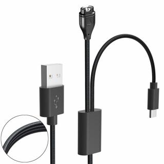Nabíjecí a datový kabel pro GARMIN Fenix 7 / 6 / 5 Epix Venu Vivoactive Frerunner - 2v1
