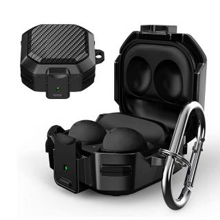 Pouzdro obal kryt pro sluchátka SAMSUNG GALAXY BUDS LIVE / PRO / BUDS 2 - CARBON