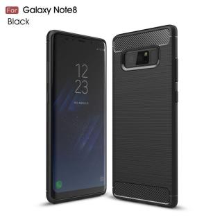 SAMSUNG GALAXY NOTE 8 - pouzdro obal kryt PREMIUM CARBON gelové - černé