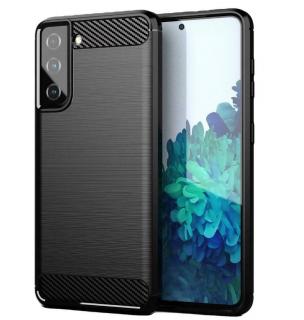 SAMSUNG GALAXY S22 5G - pouzdro obal kryt PREMIUM CARBON gelové - černé
