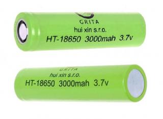 Baterie nabíjecí Li-Ion 18650 3,7V/3000mAh (Li-Ion 18650 3,7V/3000mAh ploché póly)