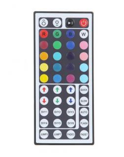Dálkový IR ovladač k RGB LED pásku - 44 tlačítek (Dálkové ovládání pro RGB LED pásku)