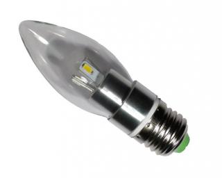 LED žárovka E27 3W čistá bílá (6x SMD 5630)