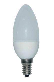 LED žárovka, svíčka, 6W, E14, 4000K, 480lm (LED žárovka E14, čistá bílá)
