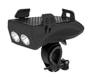 Light KO/11 Cyklosvítilna přední černá (Držák a LED světlo pro cyklisty)