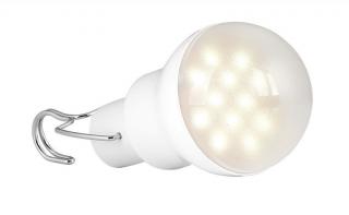 Light LED žárovka USB micro 1,5W  (LED žárovka s baterii 1,5W na USB)
