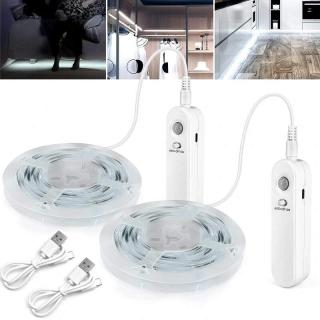 Lighting LED pásek 2x 2 metry IP65 pohybový senzor čistá bílá (LED pásek 2x 2 metry s PIR čidlem)