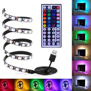 Lighting LED pásek DC5V USB SMD5050 RGB 5m/300diod IP65 44 KEY (LED pásek RGB 5 metrů s USB)