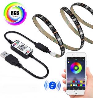 Lighting LED pásek RGB USB SMD5050 12W 2metry/60diod Bluetooth (LED pásek RGB 2 metry s USB)