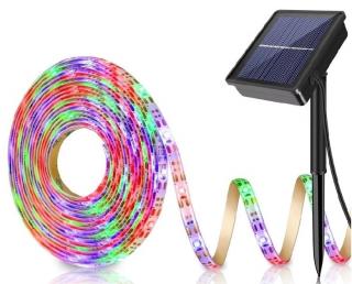 Lighting SN3503 Solární LED pásek RGB 3metry (Voděodolný solární LED pásek RGB 3 metry)
