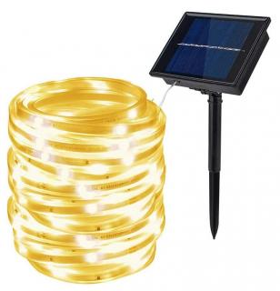 Lighting SN3532 Solární LED pásek teplá bílá 5metrů/100diod (Voděodolný solární LED pásek 5 metrů)