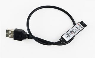 Ovladač k RGB USB LED pásku  (Ovládání pro RGB USB LED pásky)