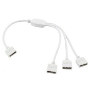 Rozbočovací kabel Y pro RGBW s konektory, 1+3x zásuvka